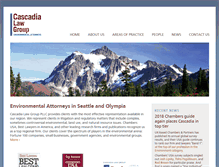 Tablet Screenshot of cascadialaw.com